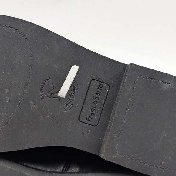 Franco Sarto Astina Ankle Chelsea Boots Women's Side Zip Black Size US8M EU38.5 - Picture 12 of 16